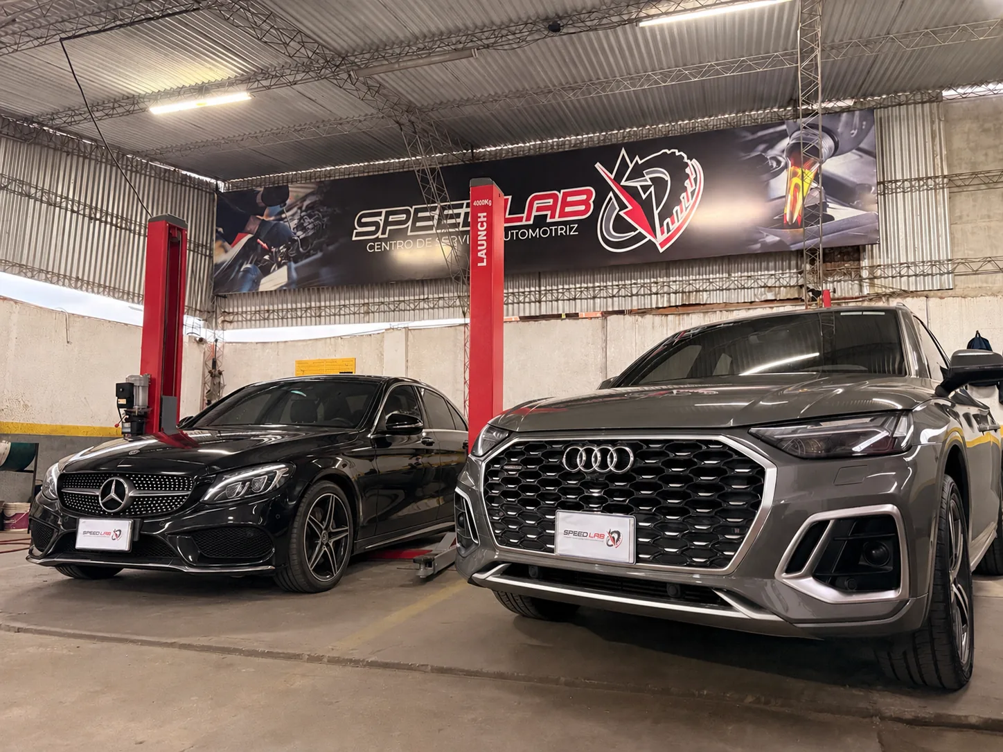 Mercedes-Benz y Audi en el taller Speed Lab