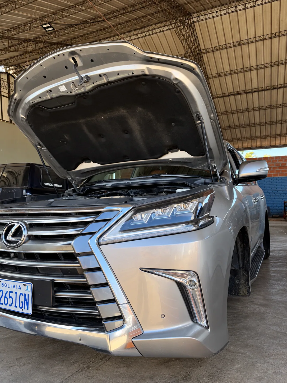 Lexus en inspección mecánica